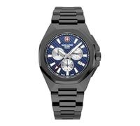 Swiss Alpine Military Men's Watch Chronograph Analogue Quartz 7005.9 Stainless Steel, Sw/Sw/Blue - 9175sam, Bracelet