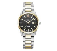 swiss alpine military Women's Watch Analogue Quartz 7767.1 Stainless Steel, Bic-gold/Bi-gold/Black- 1147sam, Bracelet