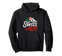 Swiss Alps Mountain Landscape Travel Hiking Nature Outdoors Pullover Hoodie