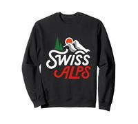 Swiss Alps Mountain Landscape Travel Hiking Nature Outdoors Sweatshirt