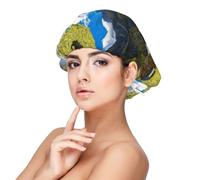 Swiss Alps Valais Blacknose Sheep Nest Animals Nature,Adjustable Silk Hair Wrap Adult's Satin Sleeping Cap Hair Women's Elastic Sleep Bonnet