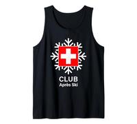 Swiss Après Ski Club Snowflake Design Tank Top
