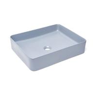 Swiss Aqua Technologies Infinitio Countertop Basin 50 X 40 X 11 Cm, Without Overflow, Matt Dark Blue (Satinf5040Dblm)