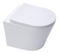 Infinitio Rimless Wall-Hung Toilet with invisible fixings + soft-close seat (Infinitiorimless)