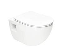 Swiss Aqua Technologies Project Rimless Wall-Hung Toilet With Softclose Lid, White (Satwcpro010Rrexp)