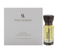 Swiss Arabian Private Frankincense - Luxurious Concentrated Perfume Oil - Long Lasting Artisan Perfume with Notes of Lemon, Elemi, and Musk - 0.4 oz