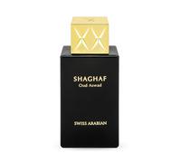 Swiss Arabian Shaghaf Oud Aswad - EDP Spray for Unisex -Sensual and Mouthwatering Noir Oud Wood Fragrance - Long Lasting Personal Fragrance, Cologne - Enchanting Fusion of Arabic Perfume - 75ml