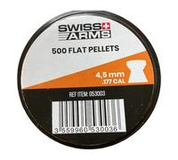 Swiss Arms Flat/Target All Purpose .177/4.5mm Pellets (Qty 500) -L1055