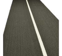 Swiss Barbell Gym Tracks, Grey with white stripes / 2m x 10m / Middle Line Only