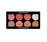 Swiss Beauty Ultra Blush Palette with highly blendable shades | Pigmented Blusher for a Natural Flush | Shade-3, 16gm|