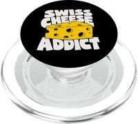 Swiss Cheese Minimalist Badge Patch PopSockets PopGrip for MagSafe