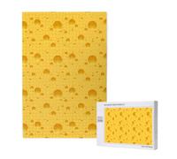 Swiss Cheese Seamless Pattern,1000 Pieces Adults Puzzle Game Challenging Puzzles,Jigsaw Puzzles
