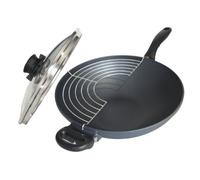 Swiss Diamond Non Stick Wok with Lid and Rack, 32 cm