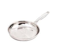 Swiss Diamond SDCLAD3520i Premium Clad Fry Pan-8", Stainless Steel, Silver