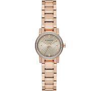 Swiss Diamonds Rose Gold Dial 26mm Women Wrist Watch The City BU9225