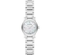 Swiss Diamonds Silver MotherPearl Dial 26mm Women Stainless Steel Wrist Watch The City BU9224