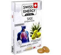Swiss Energy, Sage, 20 Alpine Herbs, original herbal lozenges (12 lozenges)