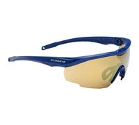 Swiss Eye Blackhawk Glasses - Brown Gold Revo + Orange + Clear Lenses / Matt Dar