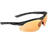 Swiss Eye Lancer Sunglasses Orange Lens Black Rubber Frame