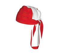 Swiss Flag Printed Do Rag Cap, Quick Dry Mesh Cycling Cap Helmet Liner for Biking Running Hiking