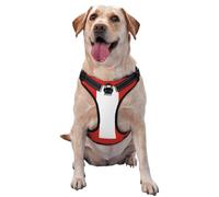 Swiss Flag reflective Oxford unobstructed pet vest, easy to control handle, suitable for small, medium and large dogs