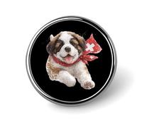 Swiss Flag St. Bernard Brooch Pins Lightweight Badge Lapel Pins