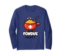Swiss Fondue Party Apres Ski or Anytime Long Sleeve T-Shirt