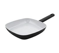 SWISS HAUS 28 cm Square Griddle Pan with Non-Stick Ceramic Interior Coating