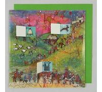 Swiss Kiss Journey of the Magi Religious Nativity Advent Christmas Advent Calendar 290 x 290 mm with pictures and bible quotes
