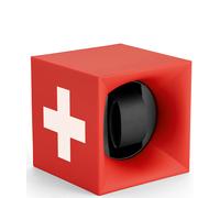 Swiss Kubik Watch Winder Single Swiss Cross - Red SWK-031