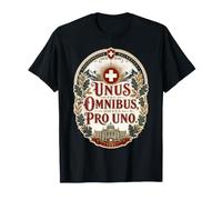Swiss Latin Motto Federal Palace Confederatio Helvetica T-Shirt