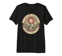 Swiss Latin Motto Vintage Alpine Hiking Switzerland Premium T-Shirt