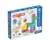 Geomag MagiCube 24-pc Magnetic Blocks Set for Toddlers & Kids Ages 1-5 | Swiss-Made STEM Educational Toy Made from 100% Recycled Plastic | Creative Early Learning Play