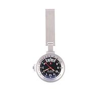 Swiss Medical Fob Watch Care Edition - Nurse Fob Watch - Personalized Watch NHS - Doctor - Hospital - Gift (Silver/Black)