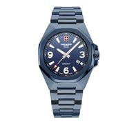 Swiss Military Alpine Mens Analog Quartz Watch 7005.1195SAM Steel 20mm Blue