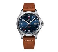 Swiss Military by Chrono Men's Analogue Automatic Watch with Leather Strap SMA34077.03
