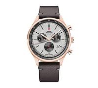 Swiss Military by Chrono Men's Chronograph Quartz Watch with Leather Strap SM34081.09
