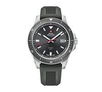 Swiss Military by Chrono Men's Quartz Watch with Analogue Display and Rubber Strap SM34082.09