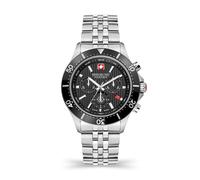 Swiss Military Flagship X Chrono Silver Black Watch SMWGI2100701 - Stainless Steel