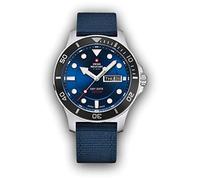 Swiss Military Gents 3 Hands Day-Date Diver Watch 200 Meter WR Sapphire Crystal SM34068.05
