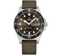Swiss Military Gents 3 Hands Day-Date Diver Watch 200 Meter WR Sapphire Crystal SM34068.06