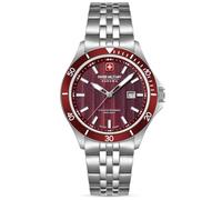 Swiss Military Hanowa Flagship Elements Quartz Watch 10 ATM, red, OneSize, Bracelet