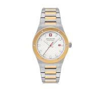 Swiss Military Hanowa Men's Wristwatch 40 mm Stainless Steel/Gold Wristwatch Silver/Gold - Swiss Watch Wristwatch Men's Watch Chronograph