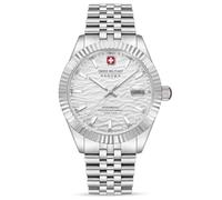 Swiss Military Hanowa Men's Automatic Watch Master Diligenter 41 mm Diameter Date Sapphire Glass, silver, Bracelet