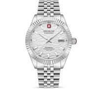 Swiss Military Hanowa Men's Automatic Watch Master Diligenter 41 mm Diameter Date Sapphire Glass, silver, Analogue watch