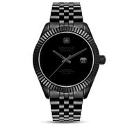 Swiss Military Hanowa SMWGL0005530 Men's Automatic Watch Dark Night All Black Sapphire Glass