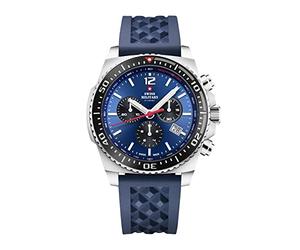 Swiss Military SM34093.06 - Sports Chronograph for Men with Rubber Strap