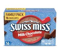 Swiss Miss Hot Cocoa Drink Mix, Milk Chocolate Flavour, Family Pack, 16 Count