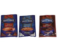 Swiss Miss Hot Cocoa Mix I Milk Chocolate I Marshmallows I Dark Chocolate (Pack of 3)