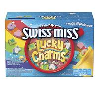 Swiss Miss Milk Chocolate Flavor Hot Cocoa Mix with Lucky Charms Marshmallows, 1.38 Oz. 6 Packets, 9.18 Oz